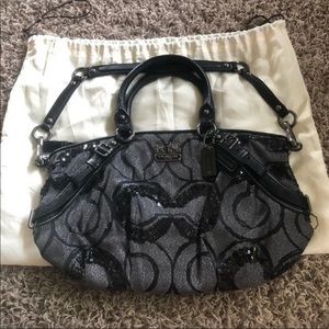 Coach sequin handbag